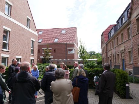 Begehung Wohnviertel Geistraße vom Wohnungsverein Münster von 1893 eG