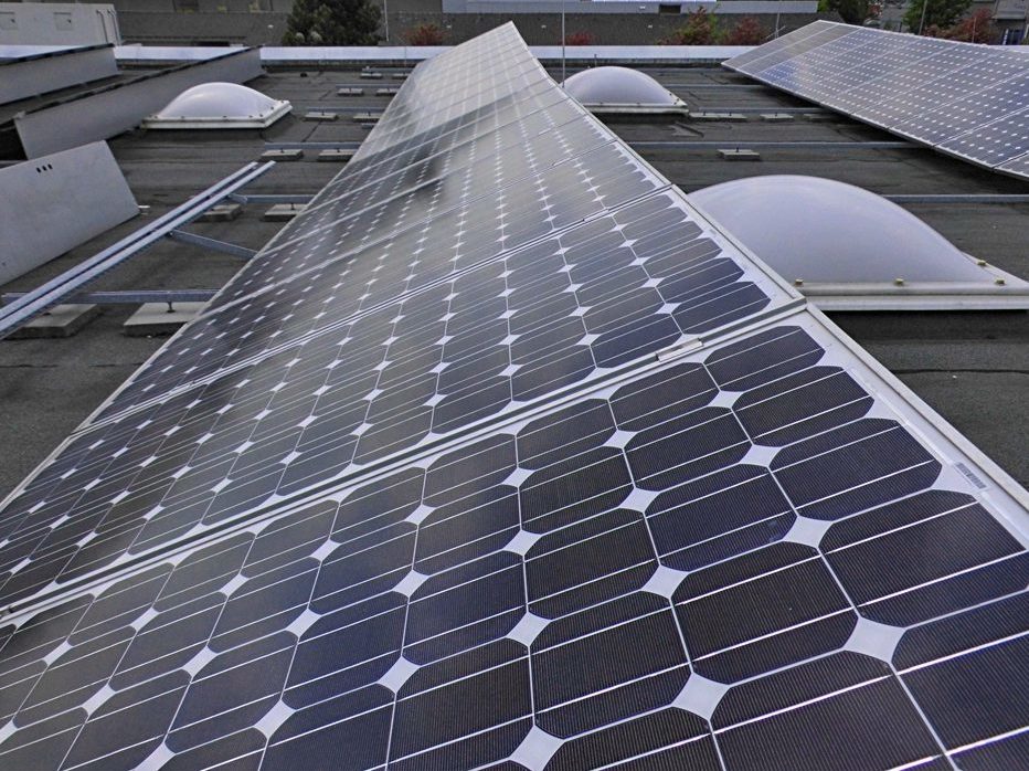 Fotovoltaikanlage auf Flachdach